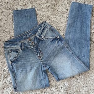 Jeans, cargo pocket, "mom jeans"